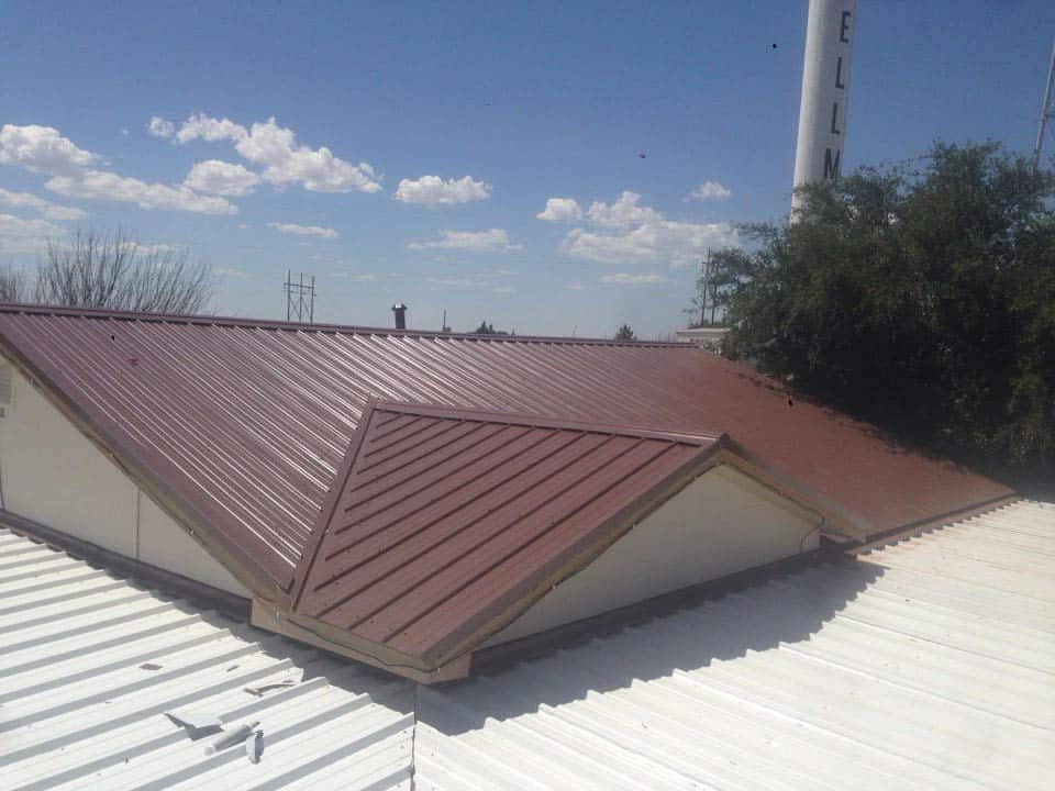 Metal roofing installation by Jones & Associates
